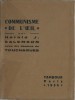 Communisme de l'Oeil avec dix dessins de Touchagues. ( Dédicacé ).. Harold J. Salemson - Louis Touchagues