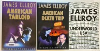 Trilogie complète Underworld USA : American Tabloïd - American Death Trip - Underworld USA. ( Avec 2 dédicaces de James Ellroy au journaliste ...