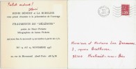 Le Point Vélique. (  Un des 950 exemplaires numérotés sur Alfa, avec invitation dédicacée, sous enveloppe avec l'adresse manuscrite par Henri ...