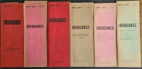 Série complète Revue Invariance, Année IV - Série II, numéro 1 à 6.. ( Revues - Communisme ) - Jacques Camatte - Collectif.