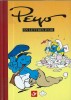Peyo en Lettres d'Or. ( Un des 875 exemplaires, numérotés avec bleu de coloriage et film de trait noir, de la planche 9 de l'album " Le Pays Maudit " ...