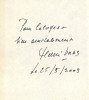 Bob Morane : L'Œil du Samouraï. ( Avec cordiale dédicace autographe de Henri Vernes au chanteur Calogero ).. ( Bob Morane ) - Henri Vernes - Claude ...