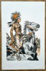 Magnifique poster illustré par Pierre Joubert, représentant un jeune Indien à cheval.. ( Affiches ) - Pierre Joubert.