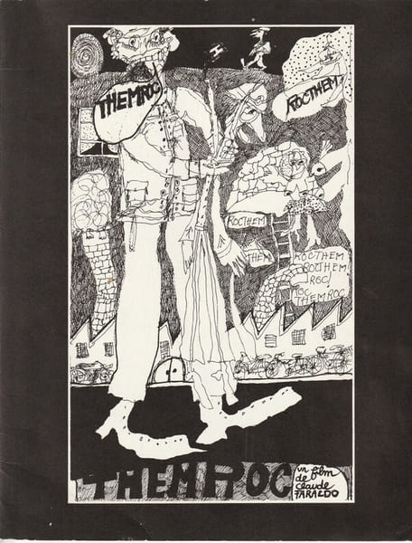 Dossier de Presse du film Themroc avec rarissime affichette du film.. ( Cin&eacute;ma - Fantastique ) - Claude Faraldo - Michel Piccoli - Francesca Romana ...