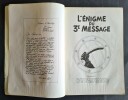Hommage à Hergé : L'Enigme du 3ème Message, complet en un seul volume.. ( Bandes Dessinées - Hergé - Tintin ) - Anonyme sous le pseudonyme de Herpé.