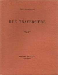 Rue Traversière. ( Tirage de tête, numéroté à 65 exemplaires sur auvergne ).
