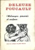 Mélanges : Pouvoir et surface, avec six surfaces de Gilles Deleuze. ( Rare micro-tirage ).. ( Philosophie ) - Gilles Deleuze - Michel Foucault - ...
