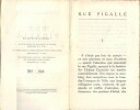 Rue Pigalle. ( Un des 900 exemplaires numérotés sur alfa ). . ( Prostitution ) - Francis Carco.