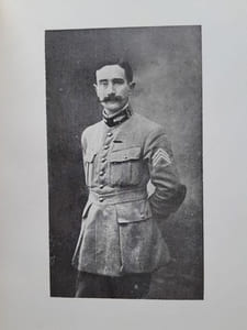 Jean, marquis de Lespinay, lieutenant à l'Etat-major de l'infanterie divisionnaire de la 22e division, tiré à l'ennemi le 4 novembre 1918