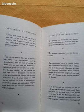 Esthétique de Max Jacob. CADOU, Guy