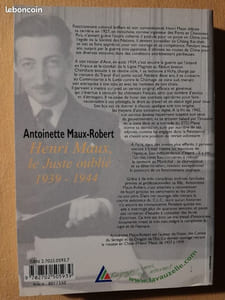 La lutte contre le chômage à Vichy. Henri Maux, le Juste oublié 1939-1944