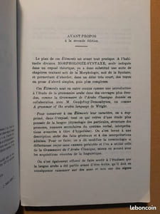 Éléments de l'arabe classique