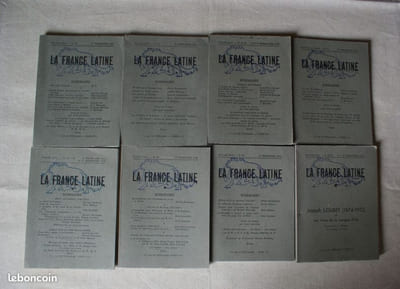 8 numéros de la revue LA FRANCE LATINE (Occitanie - régionalisme)