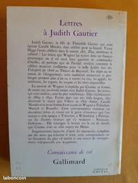 Lettres à Judith Gautier
