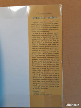 Poésie et mystique. CRASTRE, Victor
