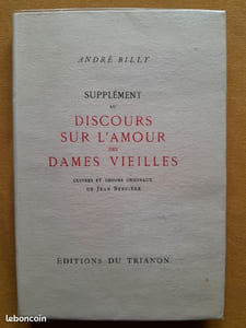 Supplément au discours sur l'amour des dames vieilles