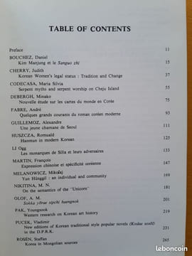 Twenty papers on Korean studies offered to professor W.E. Skillend (Cahiers d'études coréennes, n°5). BOUCHEZ, Daniel ; PROVINE, Robert ; WHITFIELD, ...