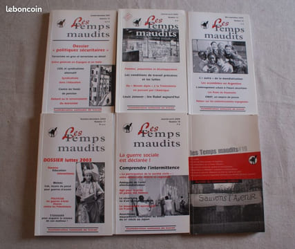 Les Temps maudits du n°2 (janv. 98) au n°19 (mai 2004). Confédération nationale du travail (CNT)