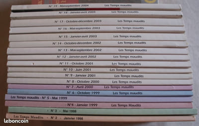 Les Temps maudits du n°2 (janv. 98) au n°19 (mai 2004)