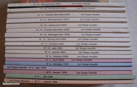 Les Temps maudits du n°2 (janv. 98) au n°19 (mai 2004). Confédération nationale du travail (CNT)