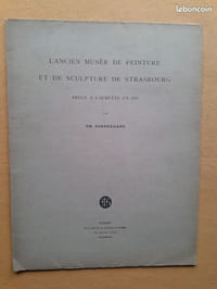 L’ancien musée de peinture et de sculpture de Strasbourg brûlé à l’Aubette en 1870