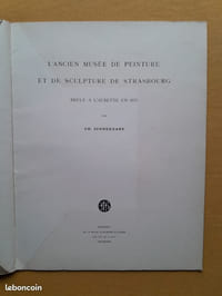 L’ancien musée de peinture et de sculpture de Strasbourg brûlé à l’Aubette en 1870