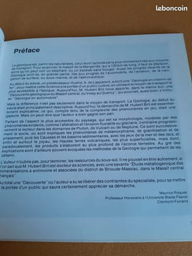 Découverte géologique du Massif central. Du Velay au Quercy. BRIL, Hubert