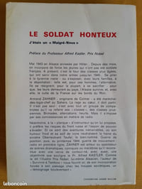 Le Soldat honteux. J'étais un "Malgré-nous".