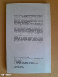 Cahiers du Sud. Anthologie - choix et notes d'Alain Paire.
