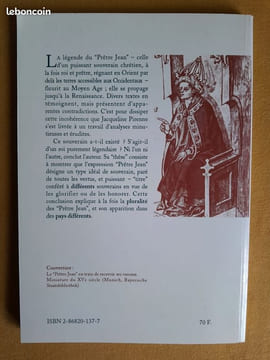 La légende du Prêtre Jean. PIRENNE, Jacqueline