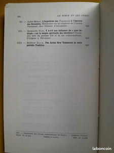 La Bible et les Pères. Colloque de Strasbourg, 1er-3 octobre 1969