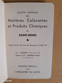 Produits spéciaux pour l'industrie du latex