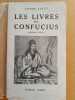 Les Livres de Confucius (Khong-Tseu). SALET, Pierre