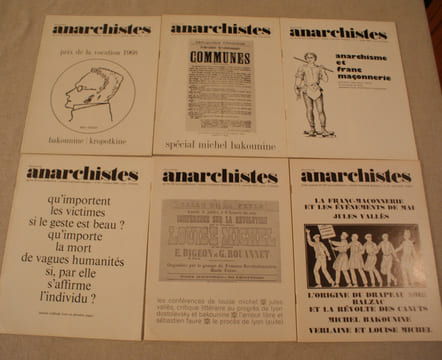 DOCUMENTS ANARCHISTES. Revue de documents historiques sur le mouvement anarchiste français pour la région Rhône-Alpes. CHOMARAT, Michel (dir.)