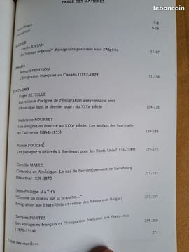 L'Émigration française. Étude de cas Algérie - Canada - États-Unis.. Centre de recherches d'histoire nord-américaine, Université de Paris I