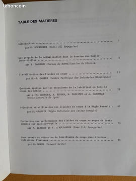 Les Fluides de travail des métaux. Association française des techniciens du pétrole