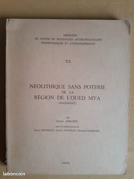 Néolithique sans poterie de la région de l'Oued Mya (Bas-Sahara).. AUMASSIP, Ginette. Avec la collaboration de Pierre Estorges, Andrée Dagorne et ...