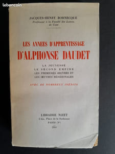 Les années d'apprentissage d'Alphonse Daudet. La jeunesse - Le Second Empire - Les premières œuvres et les œuvres méridionales avec de nombreux inédits.