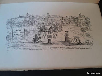 Mémoires de deux voyages et séjours en Alsace 1674-76 & 1981. Avec un itinéraire descriptif de Paris a Basle et les vues d'Altkirch et de Belfort dessinées par l'auteur LDLSDL'HP [le sieur de L'Hermine, Parisien]. Publié d'après le manuscrit original, par LBJCM [Joseph Coudre, Mulhousien].  