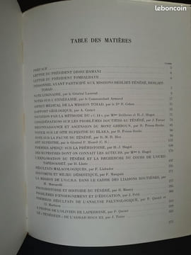 Missions Berliet - Ténéré. Tchad (9 nov. 1959 - 7 janv. 1960 ; 23 oct. 1960 - 9 déc. 1960). Documents scientifiques.. HUGOT Henri J. (éd.)