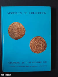 Monnaies de collection (Mulhouse, 11-12-13 octobre 1981)