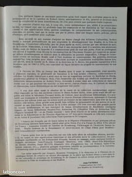 Vente aux enchères publiques au profit des musées de Strasbourg. Mercredi 4 décembre 1985, Strasbourg – Château des Rohan. Collection Robert Heitz : ...