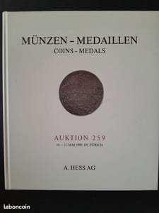 Münzen- Medaillen. Coins-Medals. Auktion 259, 10-12 Mai 1990