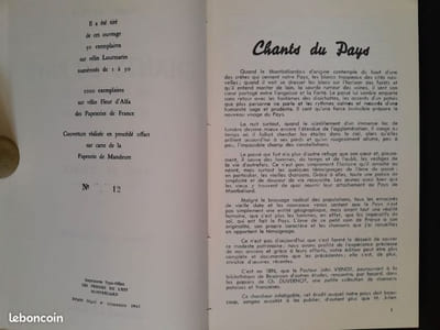 Chants du pays de Montbéliard et de Franche-Comté – Paul de Resener, sa vie, son œuvre.
