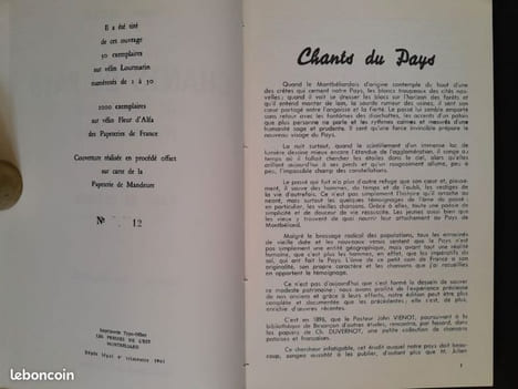 Chants du pays de Montbéliard et de Franche-Comté – Paul de Resener, sa vie, son œuvre.. André Pechin