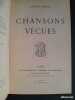 Chansons v&eacute;cues. Xavier PRIVAS