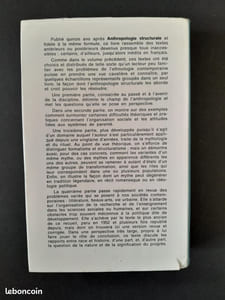 Anthropologie structurale deux