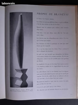 Constantin Brancusi. Sculptures, peintures, fresques, dessins.. Christian Zervos