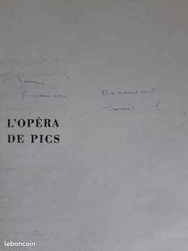 L'Opéra de pics. Cinquante compositions de Samivel, précédées d'une introduction de Jean Giono et d'un boniment de l'auteur.. SAMIVEL