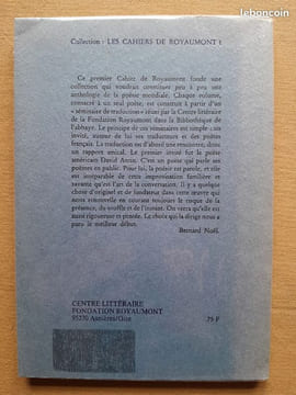 Poèmes parlés. ANTIN, David